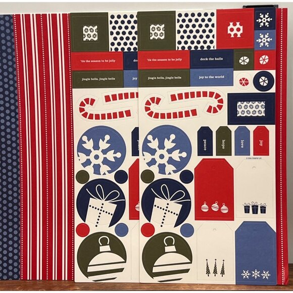 Stampin Up! 107453 Simply Scrappin Kit All The Trimmings HOLIDAY SCRAPBOOK - Picture 7 of 9